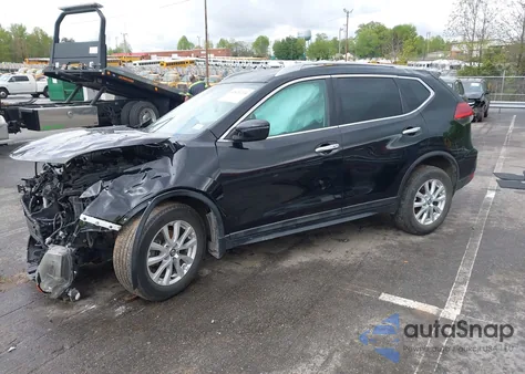 2017 Nissan Rogue Sv z USA, uszkodzony, nr VIN 5N1AT2MT9HC869231